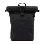 Roll Top Black 15.6 RPET Laptop Backpack


