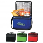6 cans polyester Cooler bag