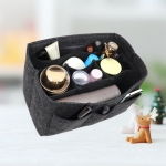 Felt makup bag organizer


